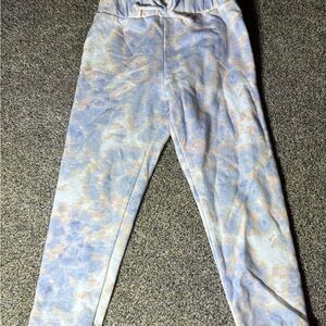 Belle Du Jour Girls Floral Ruffled Pants